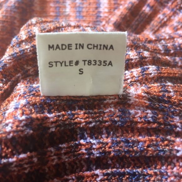 Zinga Dolman Sleeve Pullover Shirt S Wide Band Retro 70s Style - Picture 10 of 11